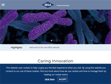 Tablet Screenshot of ibsa-international.com